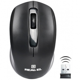 Мышь Real-El RM-304 Black (EL123200017)