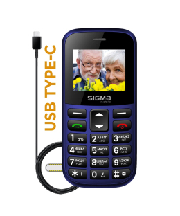 Мобільний телефон Sigma mobile Comfort 50 CF115 Easy Blue  Мобільний телефон Sigma mobile Comfort 50 CF115 Easy Blue