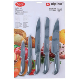 Набір ножів Alpina 18426 Grey