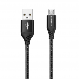 USB кабель Florence Technic microUSB 2m 3A Black (FL-2204-2-KM)