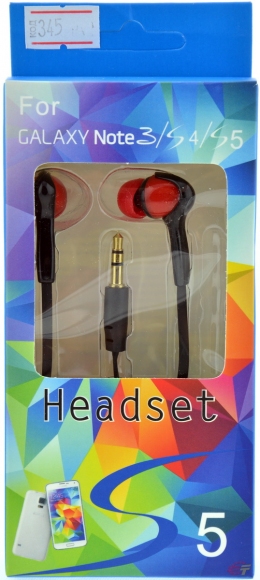 Наушники For Galaxy Note 3/S4/S5 Gal-345