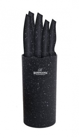 Набор ножей Bohmann BH-6165 Black Набор ножей Bohmann BH-6165 Black