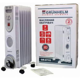Масляный обогреватель Grunhelm GR-0715