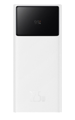 Зовнішній акумулятор Baseus Star-Lord PPXJ-080102 30000 мАh White