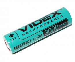 Аккумулятор Videx Li-Ion 18650 3000 mAh Аккумулятор Videx Li-Ion 18650 3000 mAh