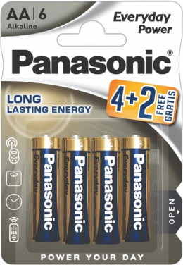 Батарейки Panasonic LR6REE/6B2F 6 шт