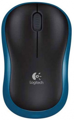 Мышь Logitech M185 Wireless Mouse Blue (L910-002239)