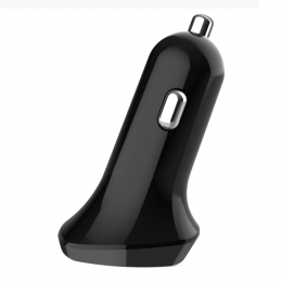 Зарядний пристрій XO CC21 2.4A/2 USB LED Black