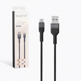 USB кабель Havit HV-CB621C Micro USB 1м