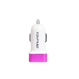 Зарядное устройство Awei C-200 2USB Pink