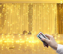 Гірлянда штора з пультом 3хАА 240Led 3мх2м (BPNY-01067)