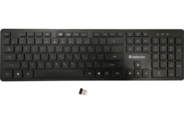 Клавіатура Defender Comfort MT UA Black (450950) Чорна