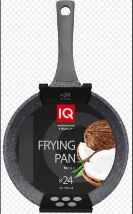 Сковорода антипригарна Granite IQ 24 см (IQ-1155-24) з гранітним покриттям