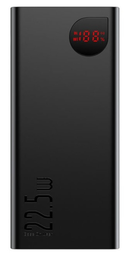 Зовнішній акумулятор Baseus Adaman Metal PPAD-000101 Black Зовнішній акумулятор Baseus Adaman Metal PPAD-000101 Black