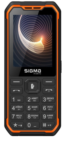 Мобільний телефон Sigma mobile X-style 310 Force Black Orange 