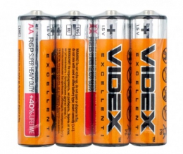 Батарейки Videx R6P/AA 4 шт.