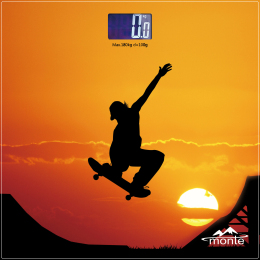 Ваги підлогові Monte MT-6011-6 Skateboarder