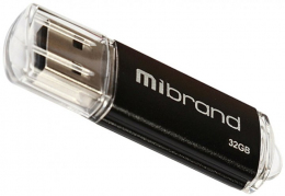 USB-флеш-накопичувач Mibrand 32 GB Cougar Black (MI2.0/CU32P1B)