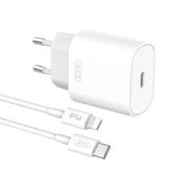 Зарядний пристрій XO-L91 EU 25W PD Type-C to Lightning White
