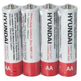 Батарейки Hyundai AA R6 Heavy Duty 4 шт