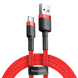 Кабель Baseus Cafule Type-C 2A 2м Red (CATKLF-C09)