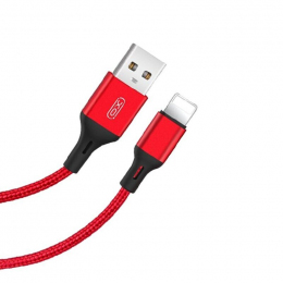 USB кабель XO lightning NB143 Braided 1.5A/2m Red 