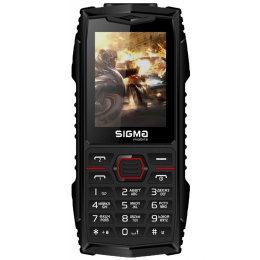 Мобільний телефон Sigma X-Treme AZ68 Black-Red