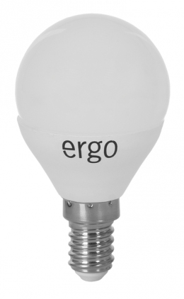 Светодиодная лампа Ergo Standard G45 E14 6W 220V 3000K Теплый Белый