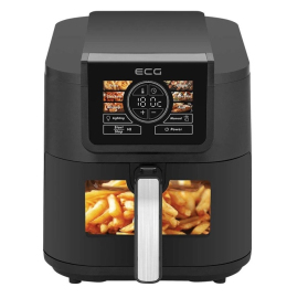 Мультипіч-Аерогриль ECG AF-8020 Ai Slim Fry Black