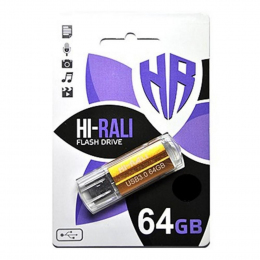 USB-флеш-накопичувач Hi-Rali 64 GB USB Flash Drive (HI-64GBCORBR)