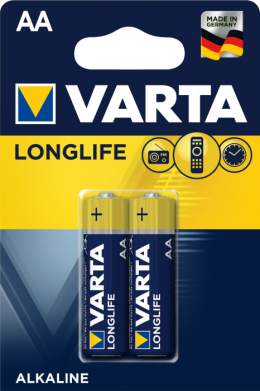 Батарейки Varta Longlife LR06 AA MN1500 2 шт