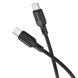 Кабель Borofone BX113 Lenny USB to Lightning 2.4A 1m Black