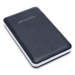 Зовнішній акумулятор AWEI P84k 10400 Black
