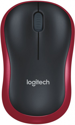 Мышь Logitech M185 Wireless Mouse Red (910-002240)