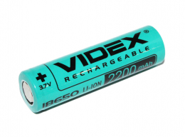 Акумулятор Videx Li-Ion 18650 2200mAh