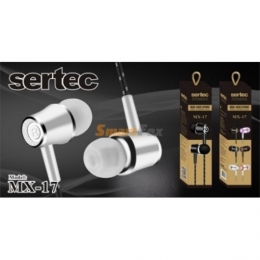 Навушники Sertec MX-17 Black-Silver
