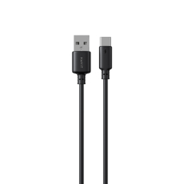 Кабель Havit HV-CB302C USB to USB-C 3A 1m Black