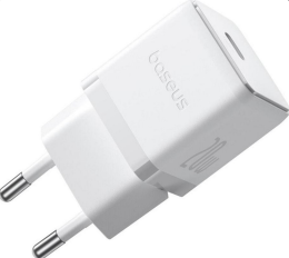 Мережевий зарядний пристрій Baseus Palm Fast Charger 20W moon white P10111602113-00