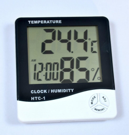 Годинник термометр гігрометр HTC-1