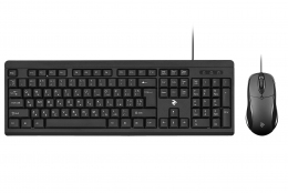 Комплект (клавиатура + мыша) 2E MK401 USB Black (2E-MK401UB)