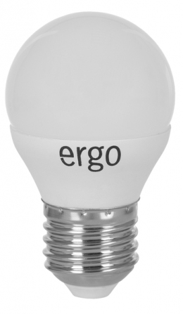 Светодиодная лампа Ergo Standard G45 Е27 5W 3000K Теплый белый