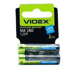 Батарейки Videx LR03/AAA 2 шт