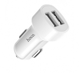 Зарядное устройство HOCO Z2A Dual Car Charger White