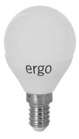 Светодиодная лампа Ergo Standard G45 E14 6W 220V 4100K Нейтральный Белый