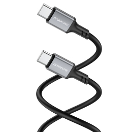 Кабель Borofone BX83 Famous Type-C to Type-C 60W Black