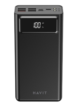 Зовнішній акумулятор Havit HV-PB56 40000mAh Black Зовнішній акумулятор Havit HV-PB56 40000mAh Black