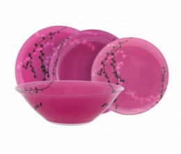Столовий сервіз Luminarc Kashima Fushia G9715