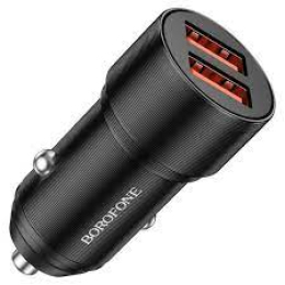 Зарядний пристрій Borofone BZ 19 2.4 A/2 Usb12W Black