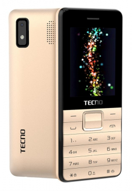 Мобільний телефон Tecno T372 TripleSIM Champagne Gold (4895180746840)