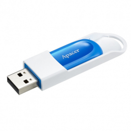 USB-флеш-накопичувач Apacer 64 GB AH23A USB 2.0 White/Blue (AP64GAH23AW-1)